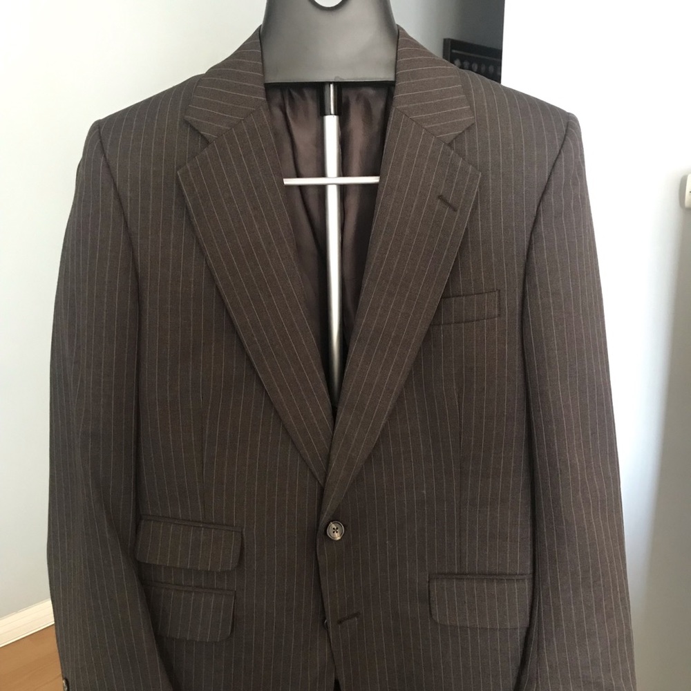 Striped Burberry Blazer